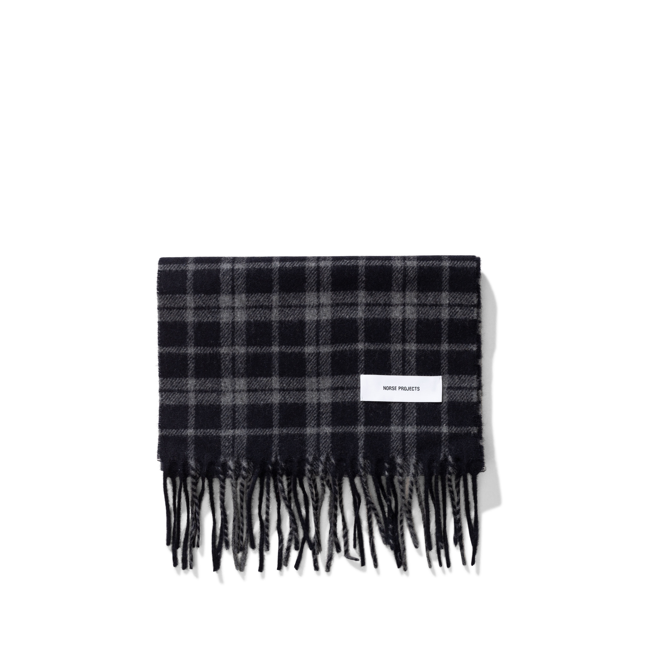 Lambswool Check Scarf