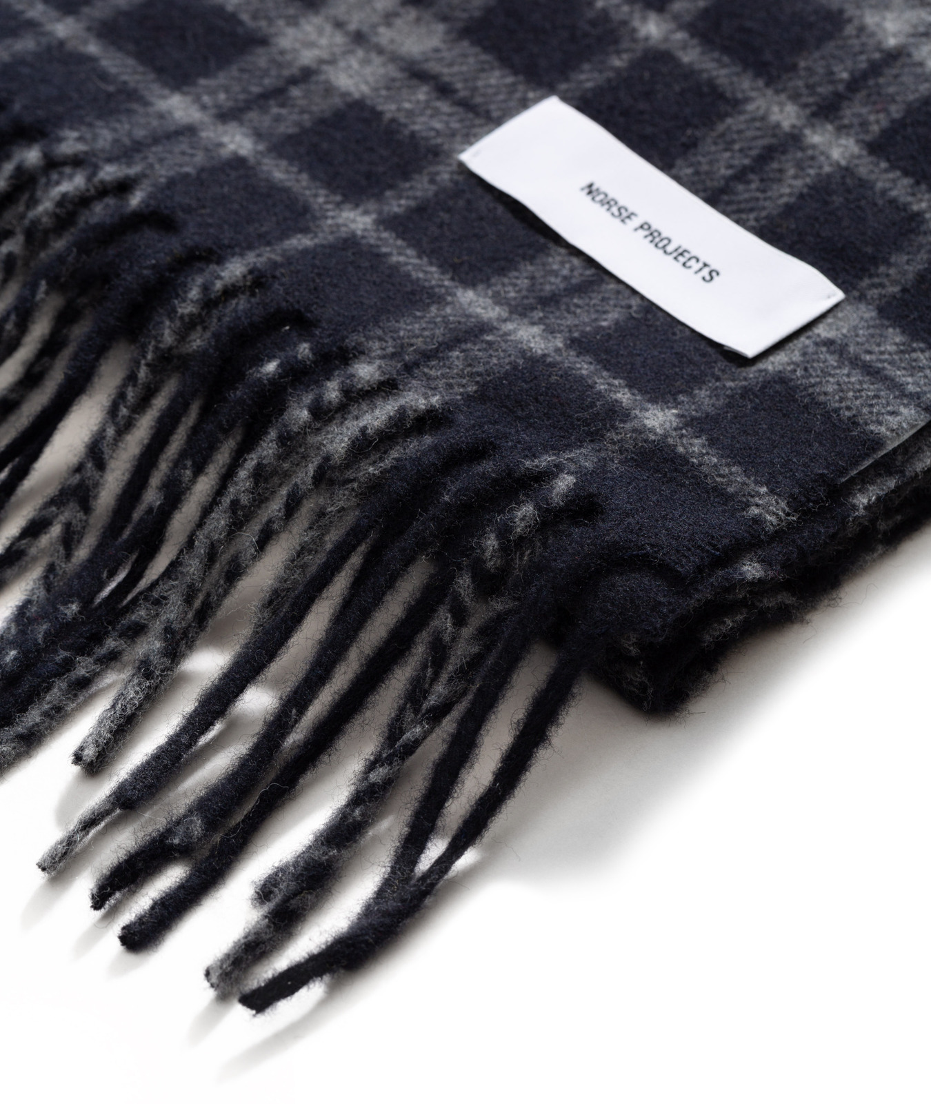 Lambswool Check Scarf