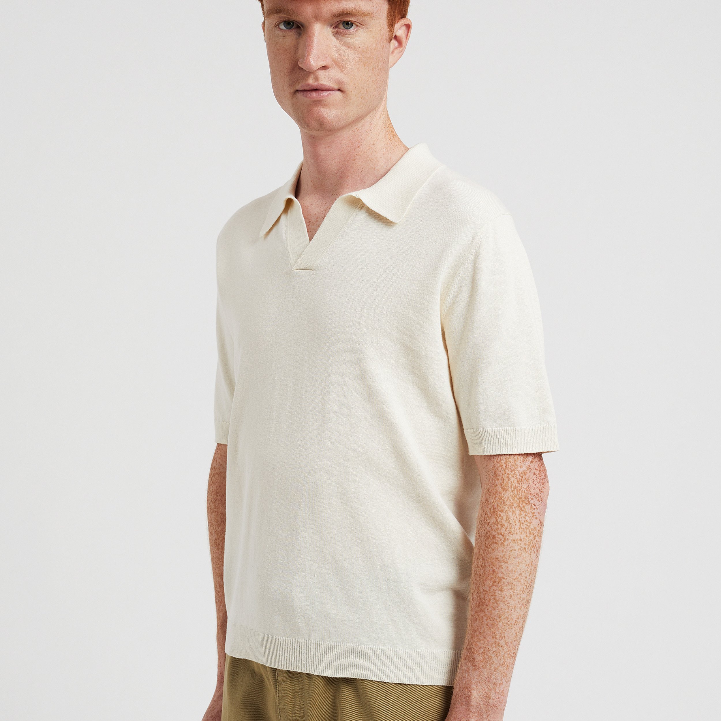 Tシャツ・カットソー Norse Projects SS25 Leif Cotton Linen Polo (N45 0502 0219) 43228_cde60400f7-n45-0502-0219