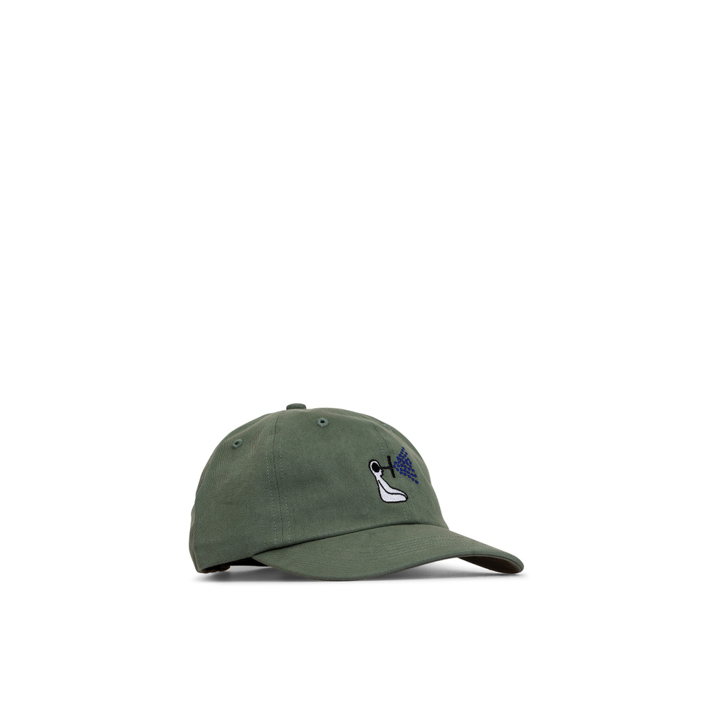 NORSE PROJECTS CLASSIC 5-PANEL STRAPBACK CAP CAMO KHAKI 6-PANEL HAT