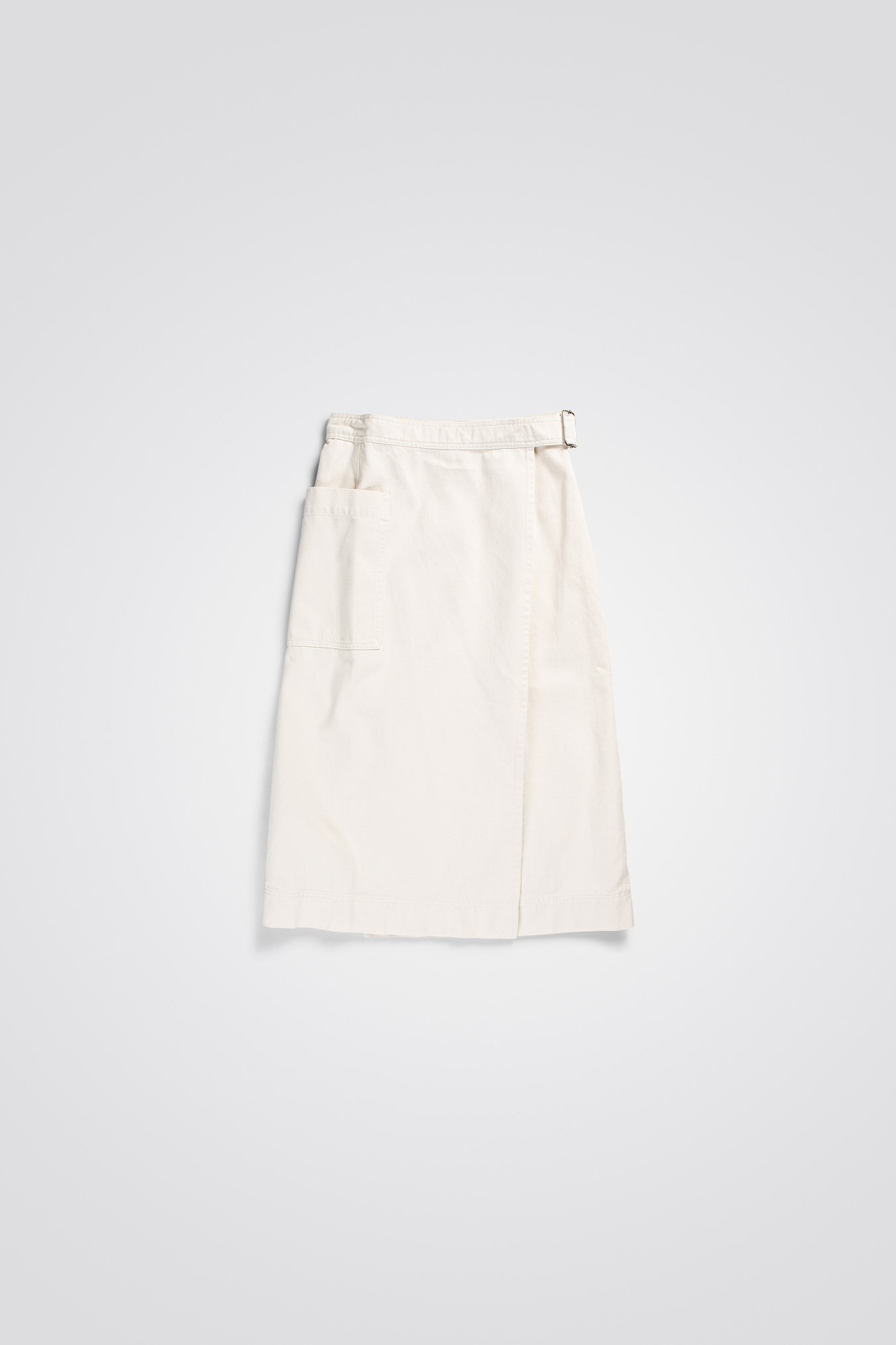 ZARA NEW WOMAN LONG WRAP JUMPSUIT ECRU XS 4043/055 White