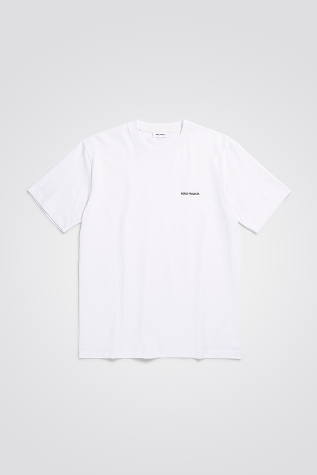 Tシャツ・カットソー Norse Projects SS25 Norse Standard T-shirt (N01 0670 0001) Norse Projects Standard T-Shirt White - Uniform Research