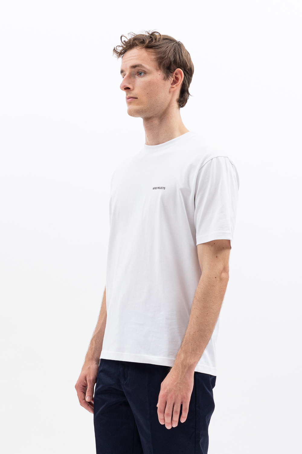 【関税込み】NORSE PROJECTS ホワイト Johannes Tシャツ Johannes Organic Natural Dye Ecru