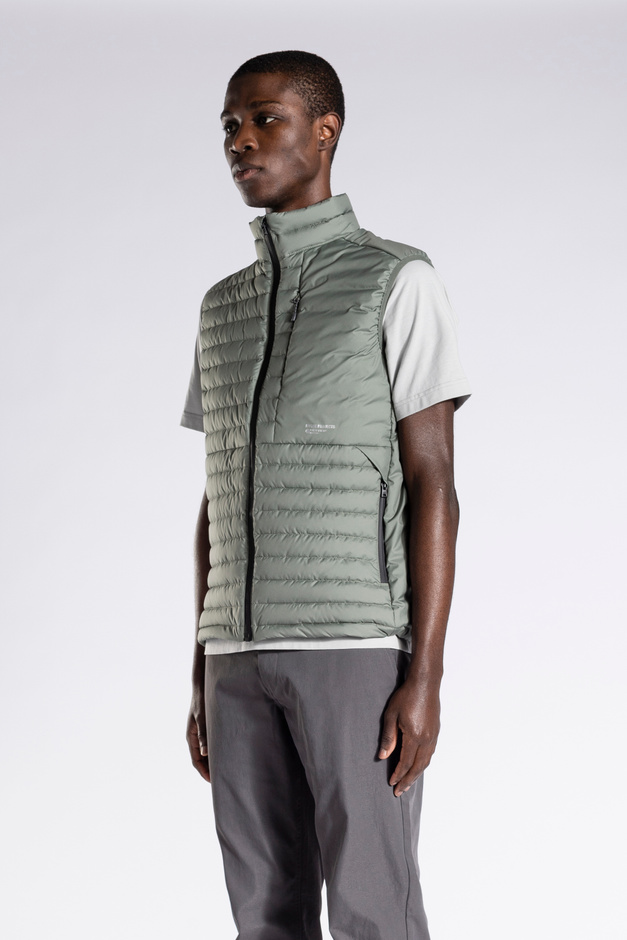新品今季atelier brugge Shawlcollar down vest Birkholm Light Down Pertex