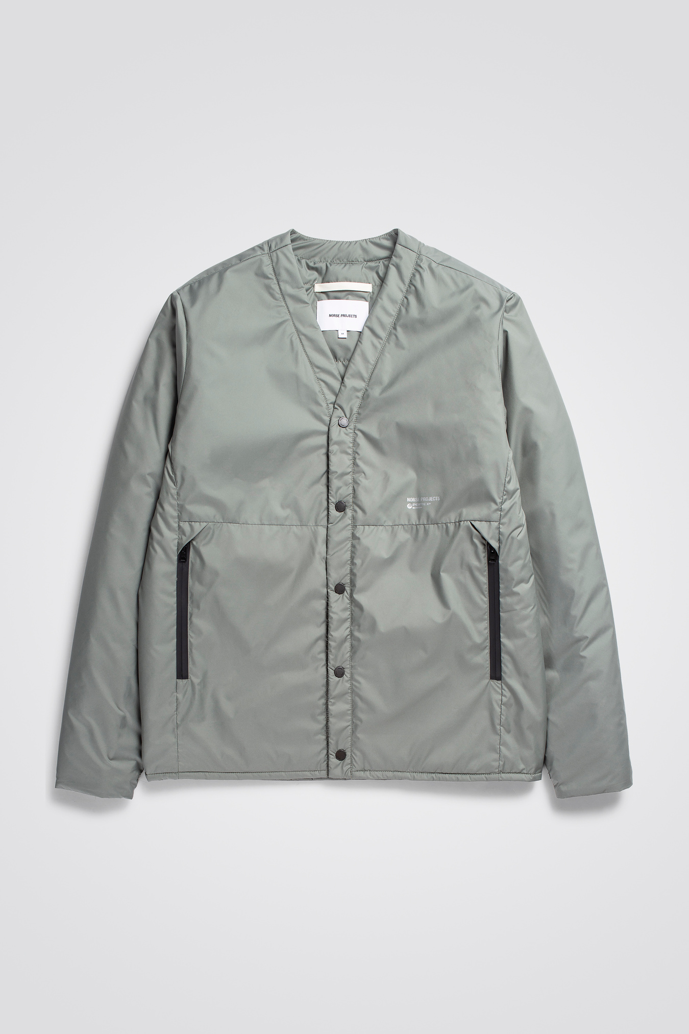 【関税込み】NORSE PROJECTS カーキ Tycho ジャケット Norse Projects Grosgrain Green Khaki Size Small | Depop