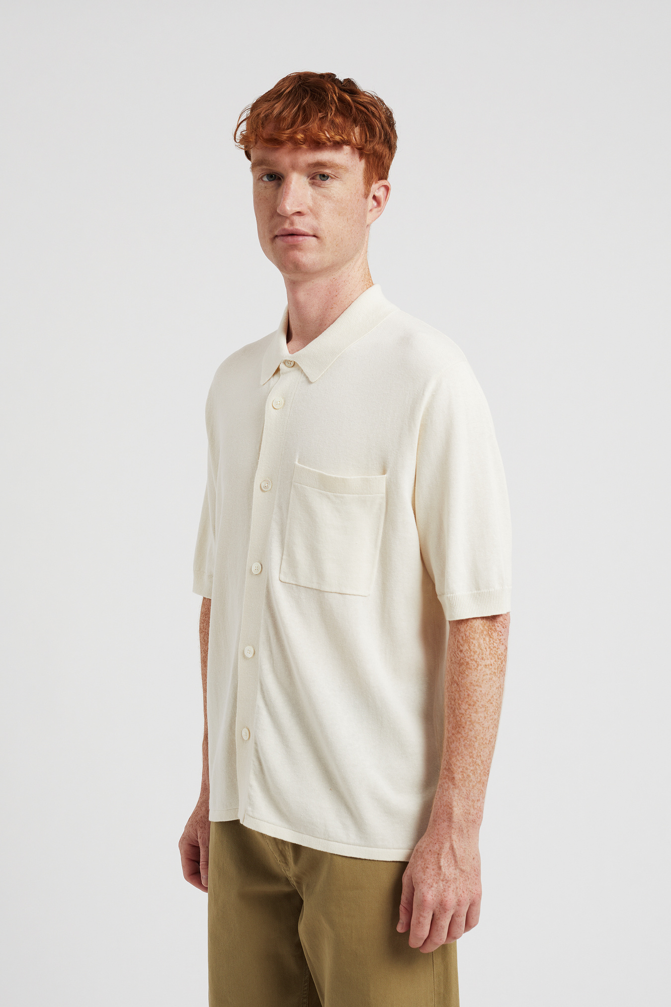 Tシャツ・カットソー Norse Projects Rollo Cotton Linen SS Shirt (N45 0572 0219) Rollo Cotton Linen SS Shirt