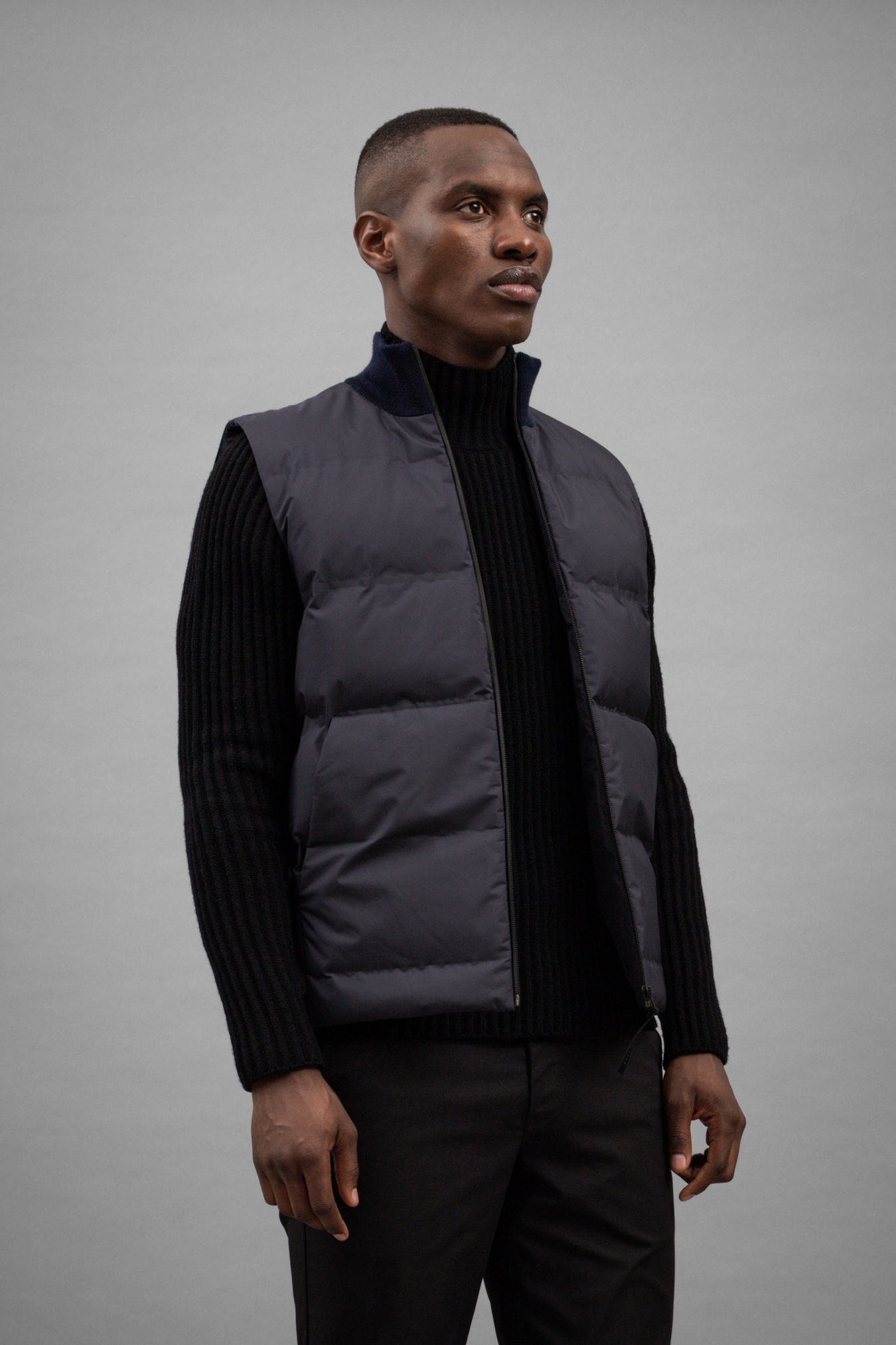極美品✨nagonstans PertexShield ストレート PKT SK Pertex Shield Hybrid Knit Gilet