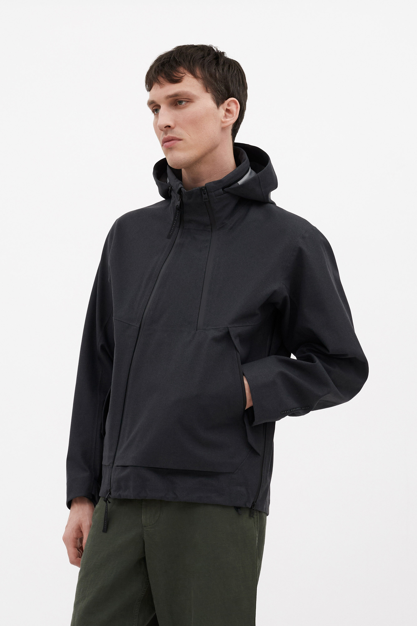 【大放出セール】 Textured Twill Gore-Tex 3L Stand Collar Jacket ジャケット・アウター