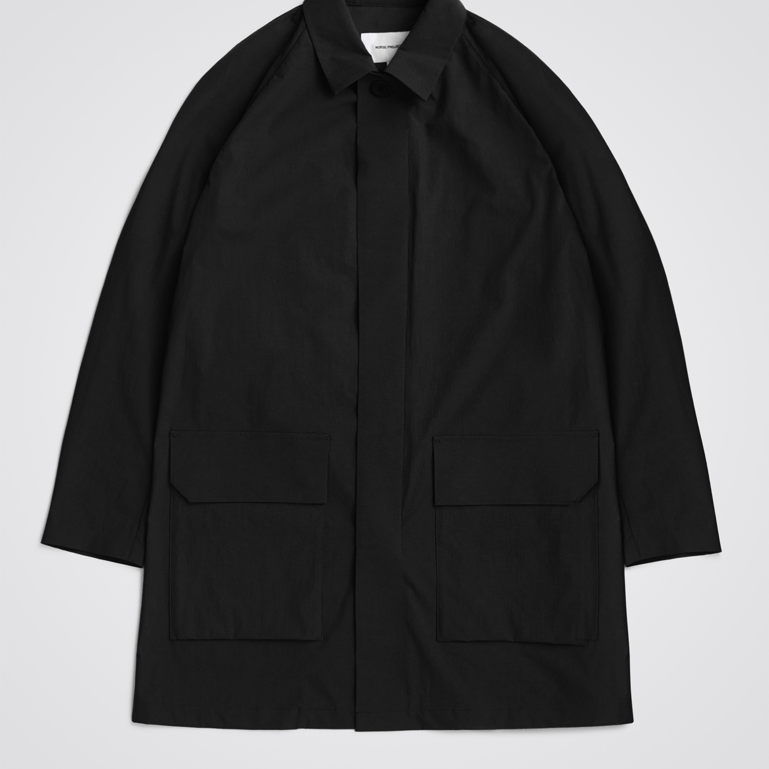 【80s】McGREGOR BlackWool Raglan Half Coat Mcgregor Men L Old 80S Stadium Jumper Wool Raglan Jacket Zip