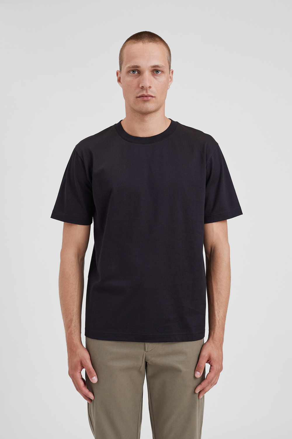 【関税込み】NORSE PROJECTS ブラック Simony ヘビー Tシャツ Niels Standard T-shirt