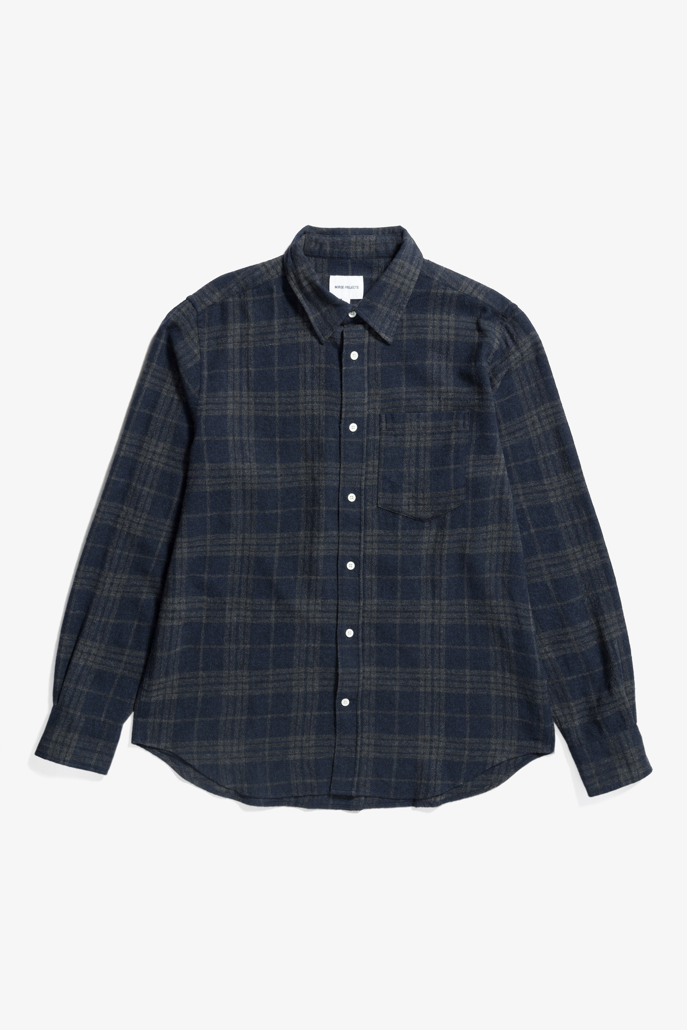Algot Relaxed Wool Check Shirt