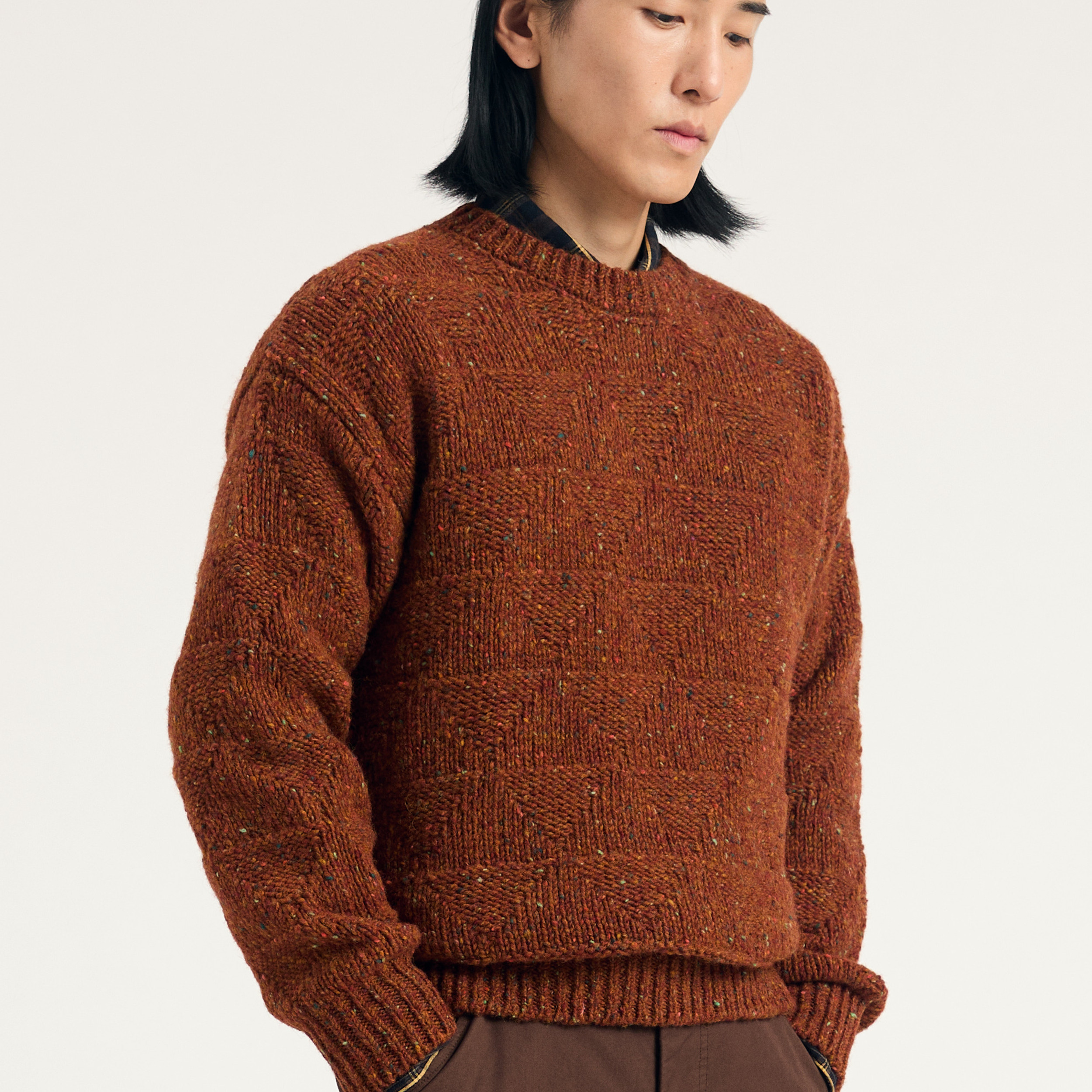 D*O様 the apartment DONEGAL KNITWEAR XXL Jonas Donegal Diamond Sweater