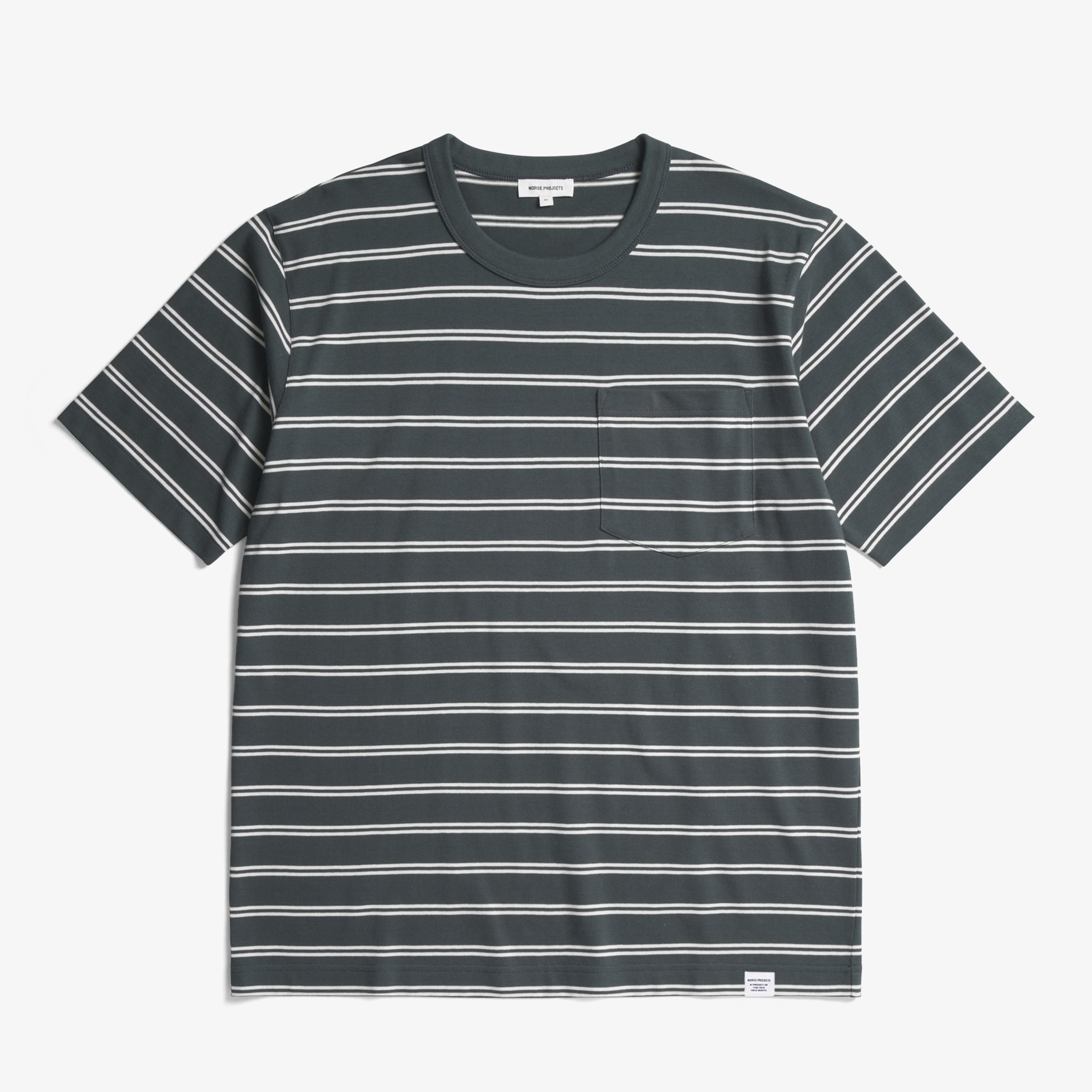 Tシャツ・カットソー Norse Projects Holger Organic Sailor Stripe Pocket T-Shirt Holger Organic Sailor Stripe Pocket T-Shirt