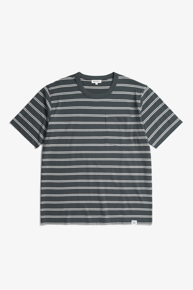 Holger Organic Sailor Stripe Pocket T-Shirt