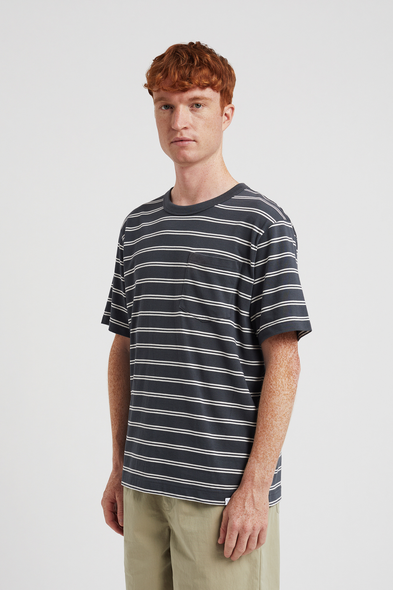 ★人気★【Norse Projects】★STRIPE SHORT SLEEVE Tシャツ★ Holger Organic Sailor Stripe Pocket T-Shirt