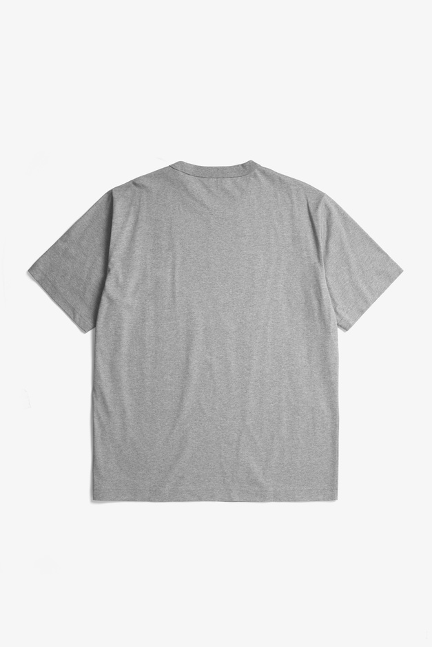 【関税込み】NORSE PROJECTS グレー Niels Tシャツ Norse Projects Niels Globe Logo T-Shirt - Light Grey Melange