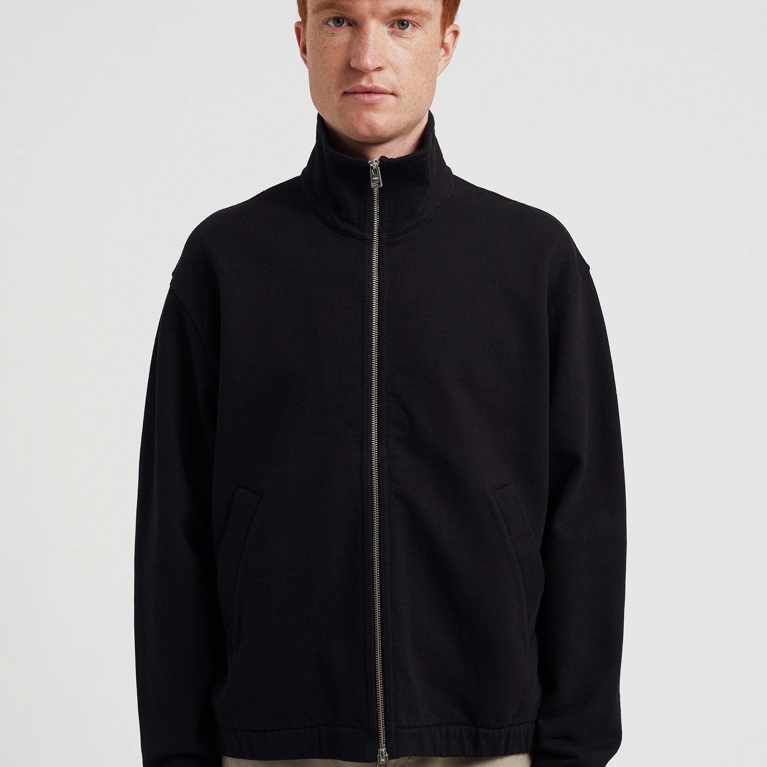 Bjorn Relaxed Organic Loopback Track Jacket