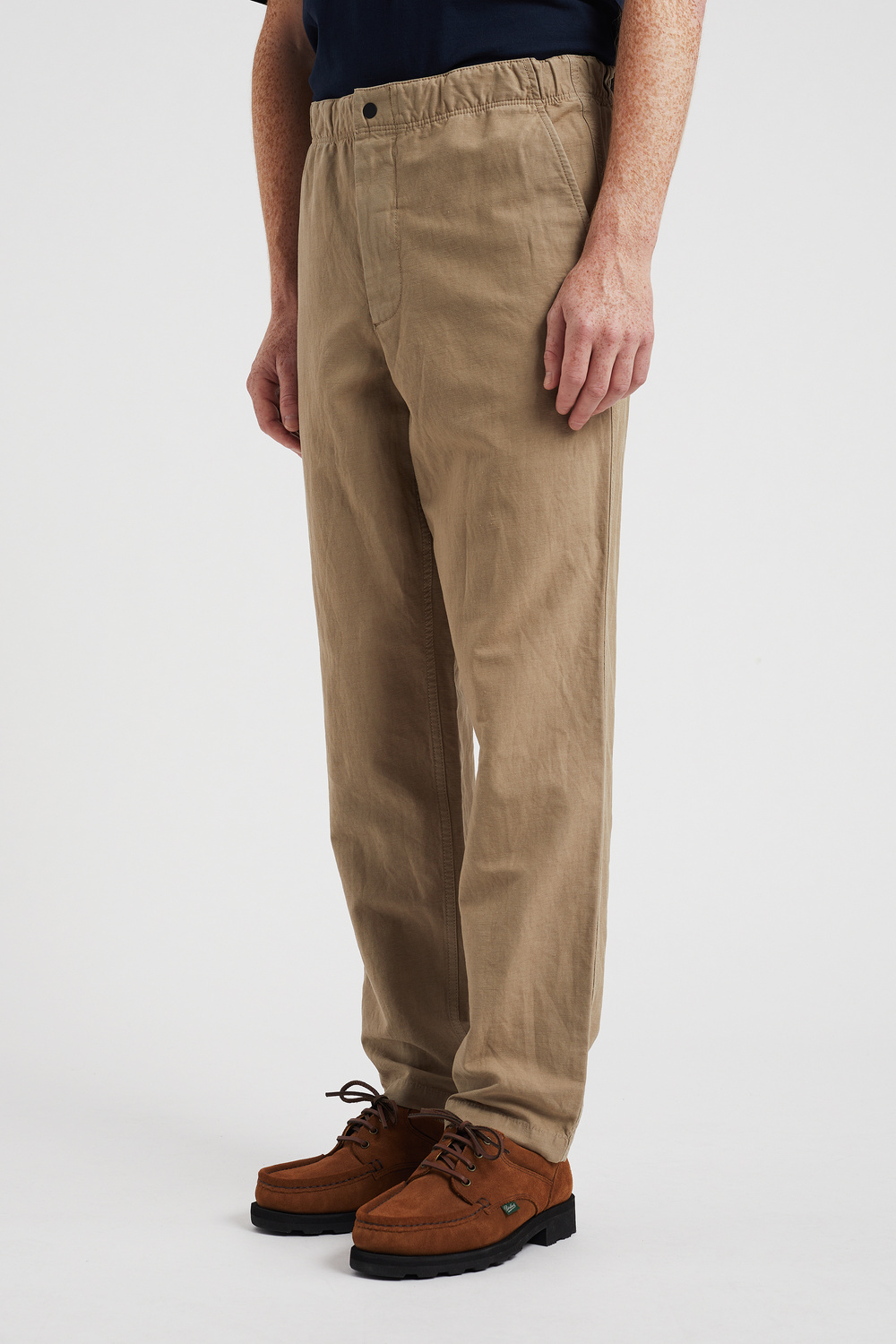 Ezra Relaxed Cotton Linen Trouser