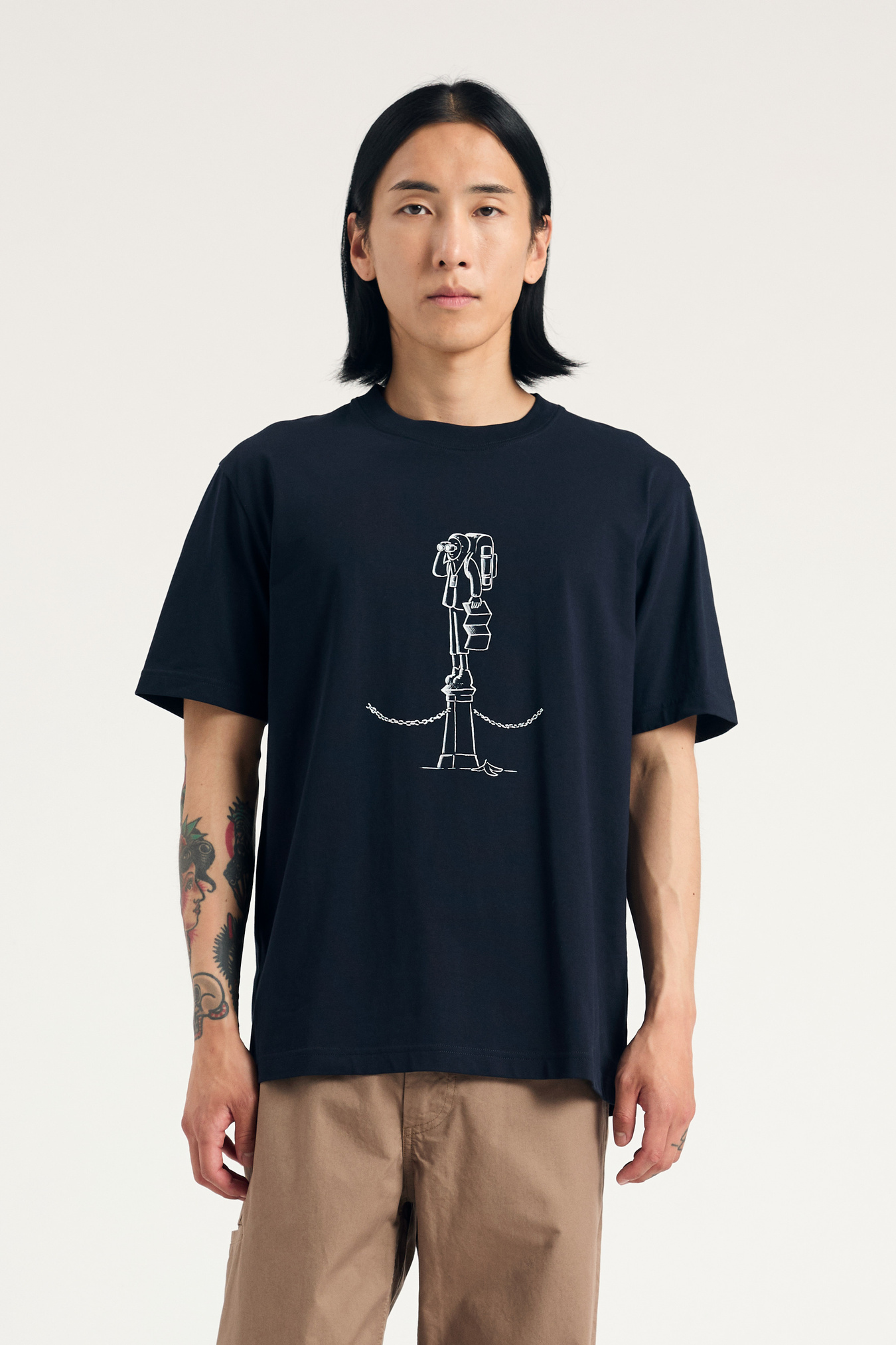 Norse x Daniel Frost Map Master Print T-shirt