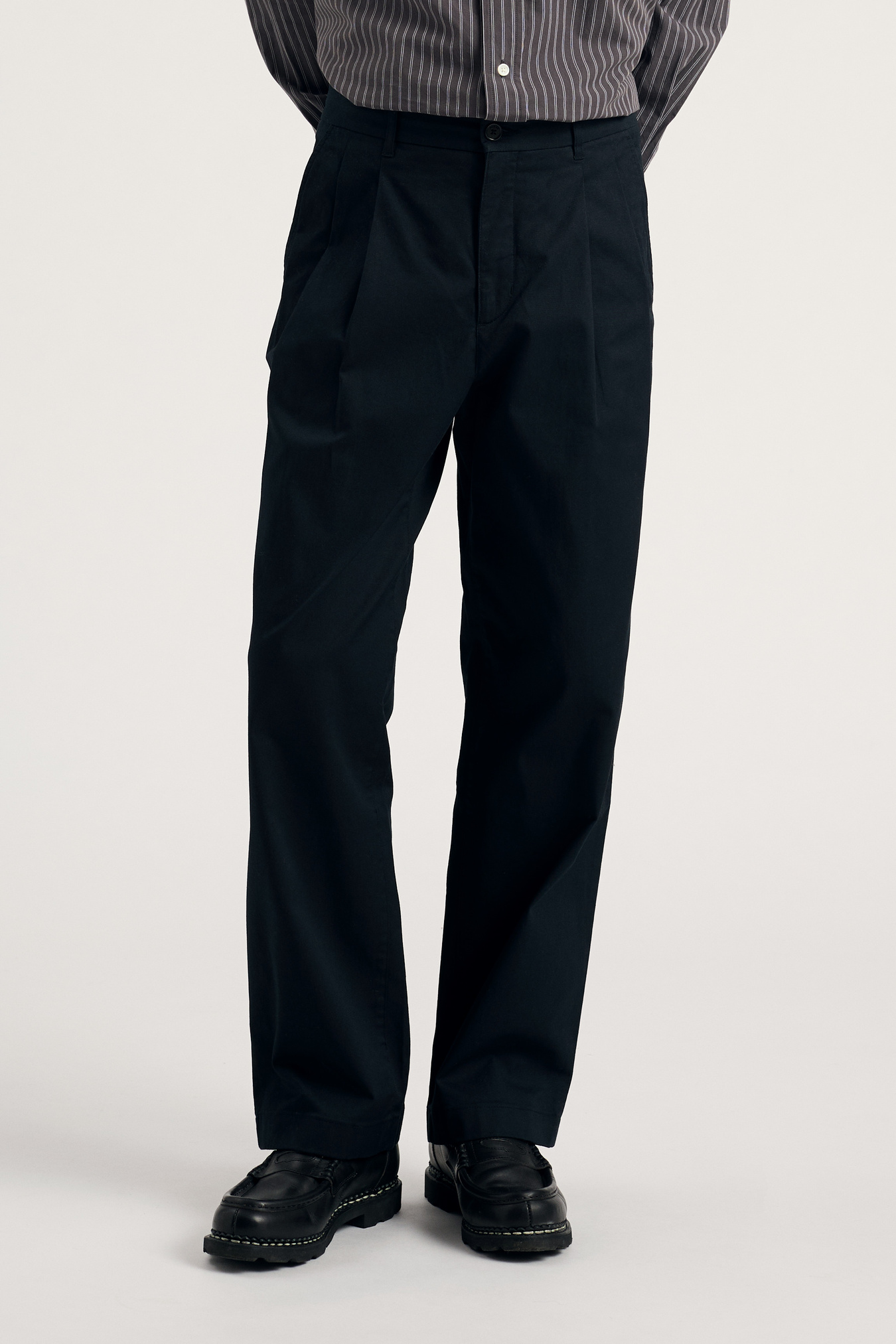 【2plan】Triangle Bermuda slacks 2PLAN