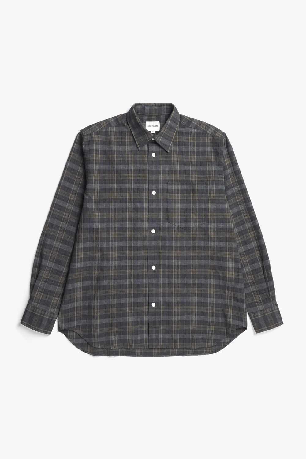 Ole Oversized Wool Check Shirt