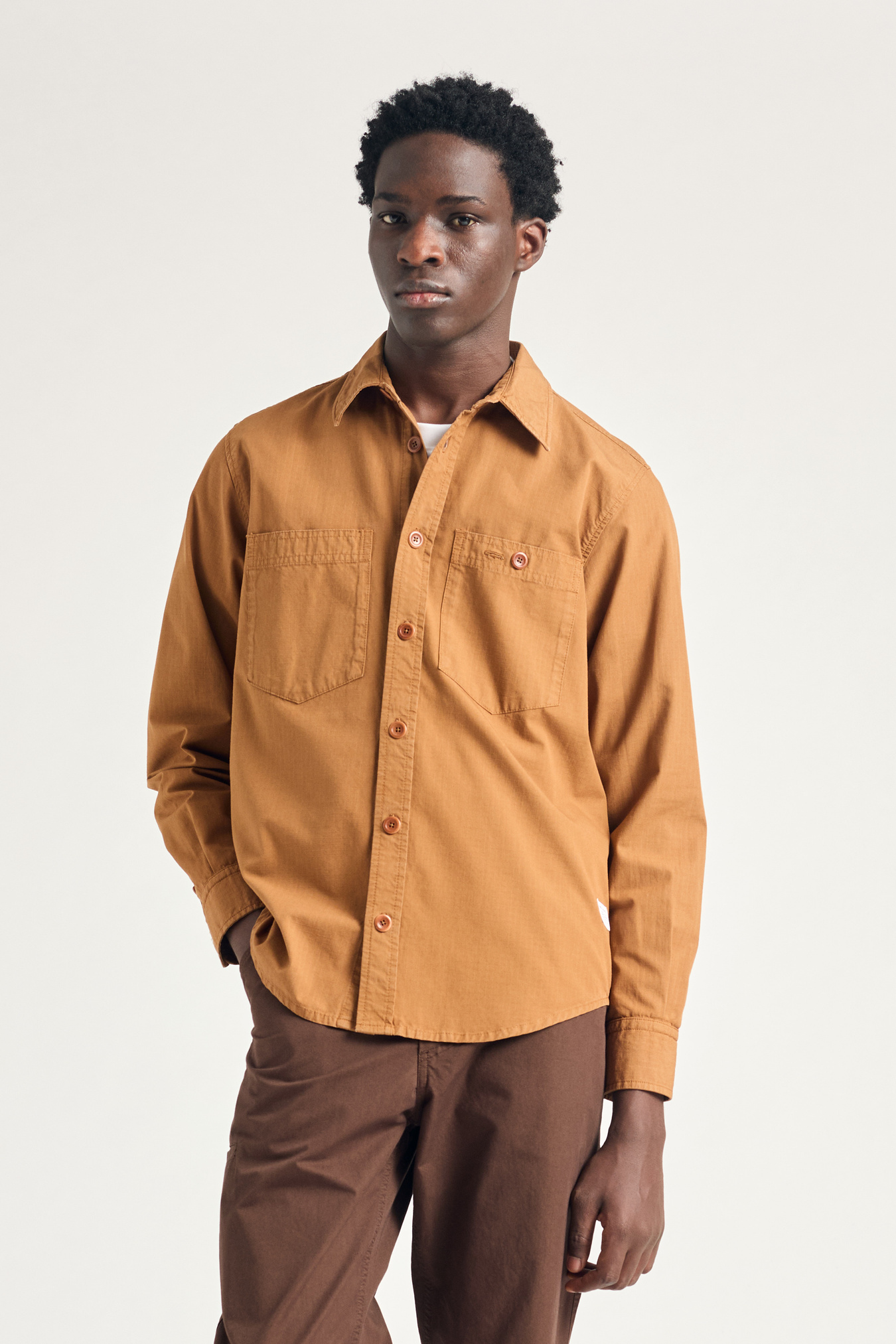 Algot Cotton Ripstop Relaxed Shirt