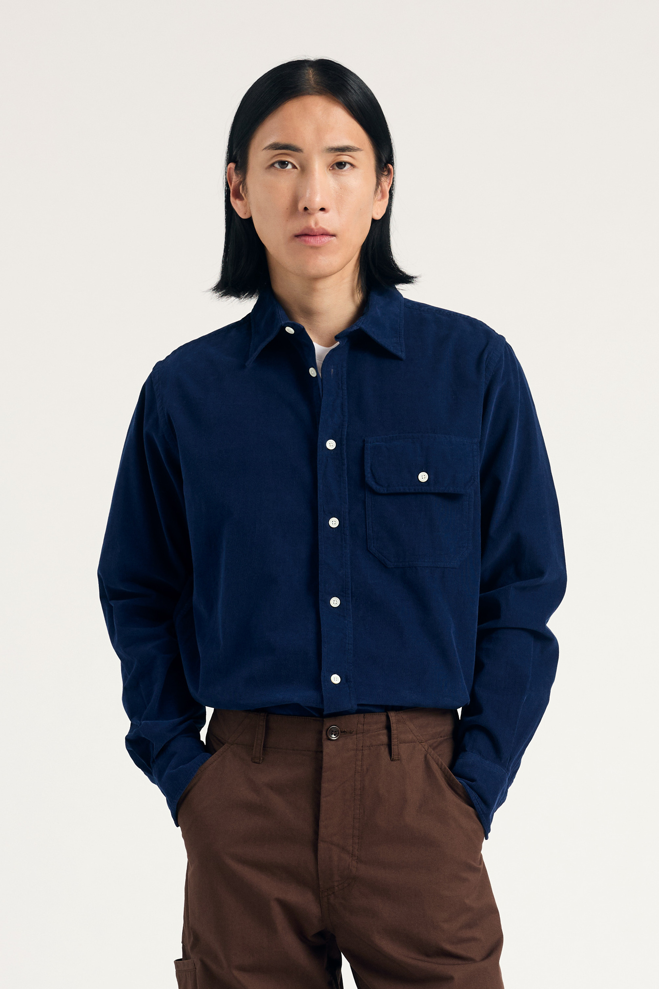 Algot Relaxed Micro Cord Shirt
