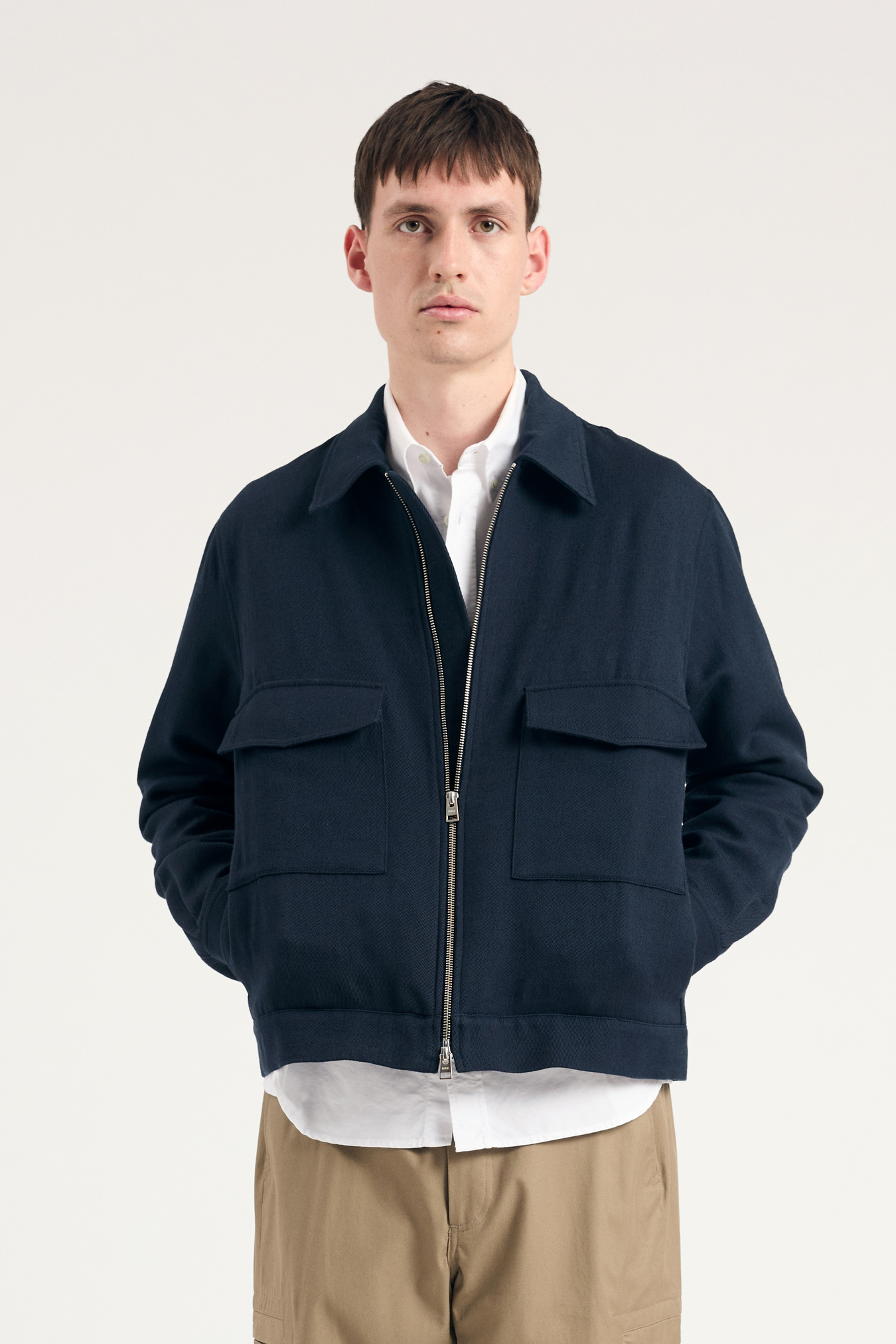 Aksel Cavalry Cotton Wool Jacket