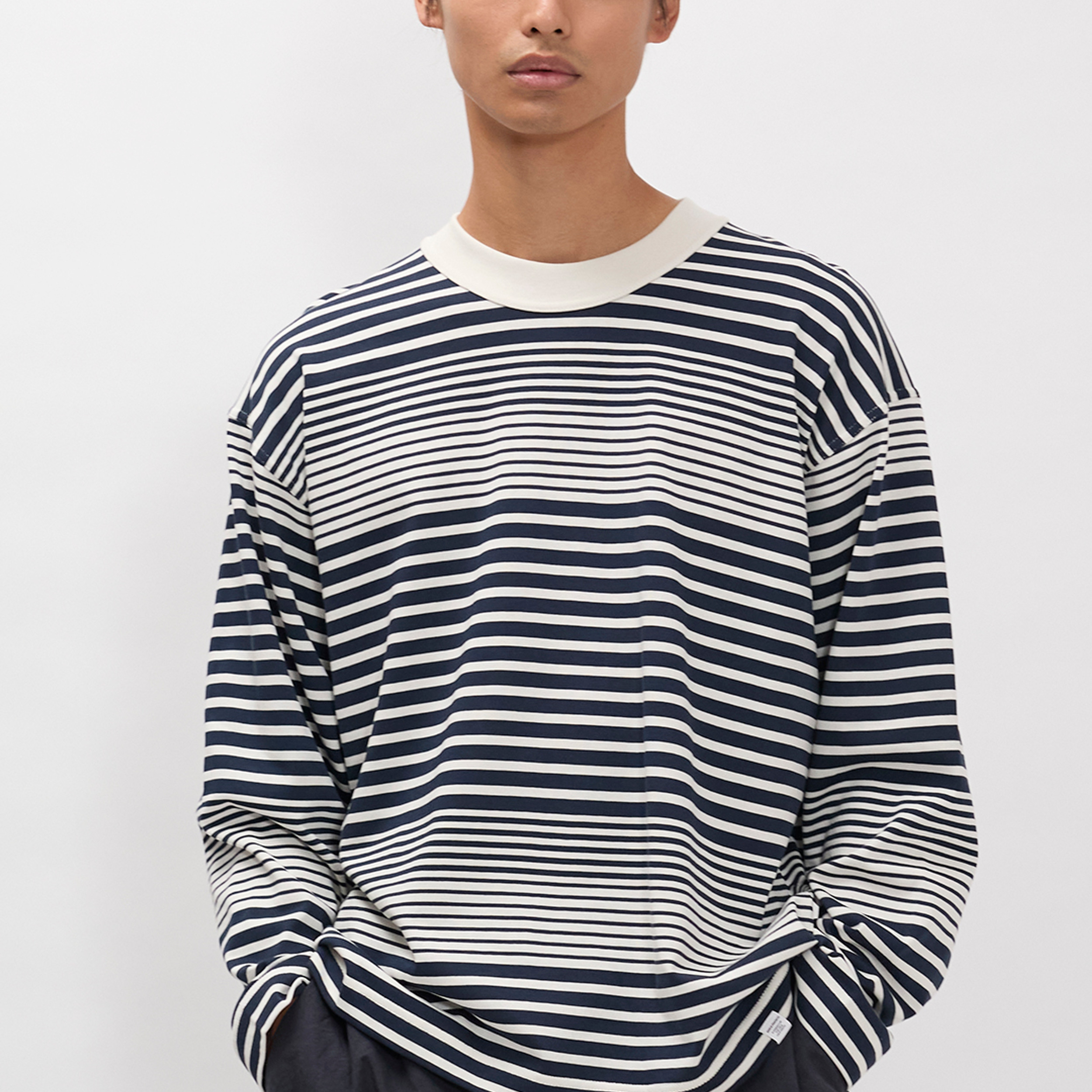 Isefjord Multi Stripe Heavy LS T-shirt